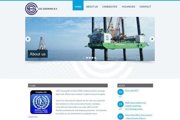 Trias theme site design template sample