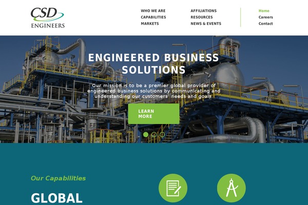 Csd theme site design template sample