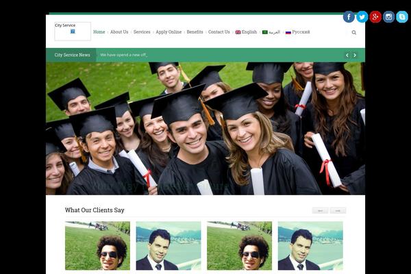 Statfort theme site design template sample