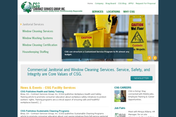 csgcares.com site used Csg