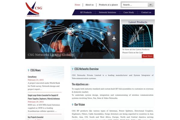 Csg theme site design template sample