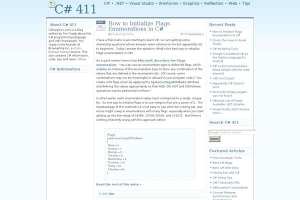 Site using Sociable-30 plugin