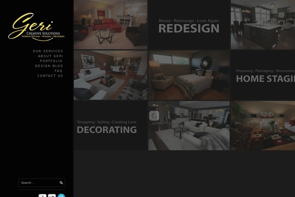 Village theme site design template sample
