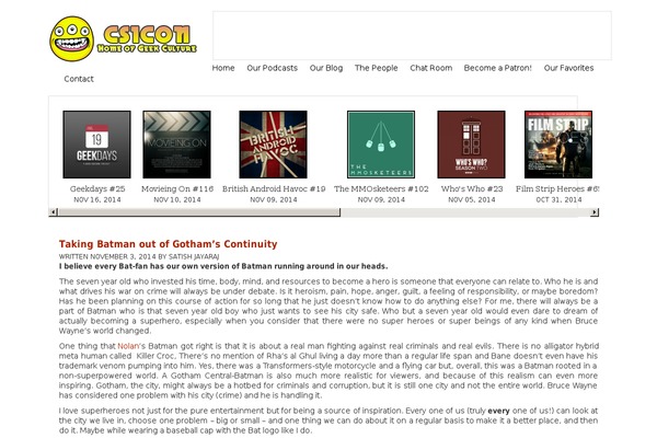 Gist theme site design template sample
