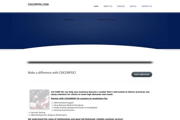 Hermes theme site design template sample