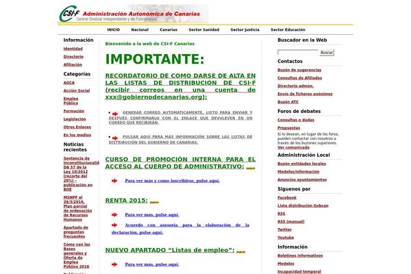csif-agca-canarias.com site used Clean-copy-3-column