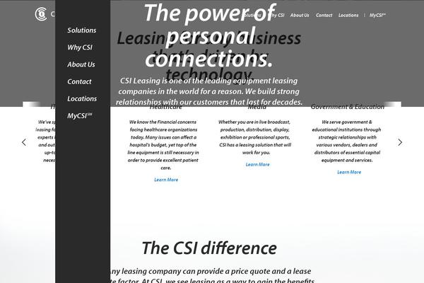 Csi theme site design template sample