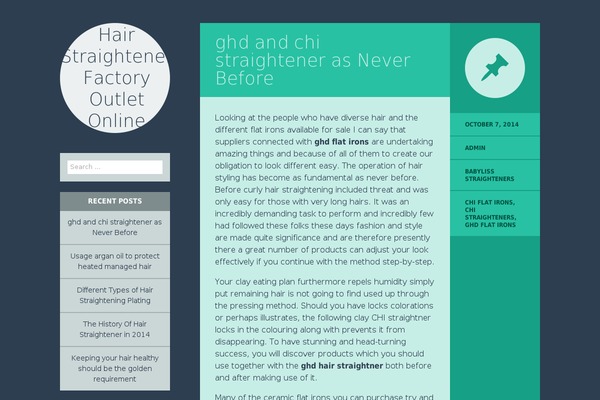 Flounder theme site design template sample