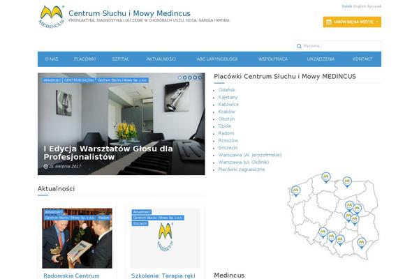 Medicare theme site design template sample