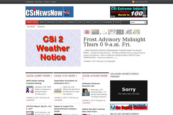 Site using NOAA Weather plugin