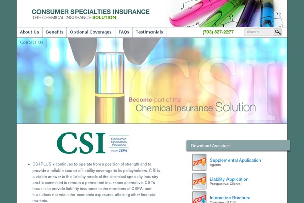 Csi theme site design template sample