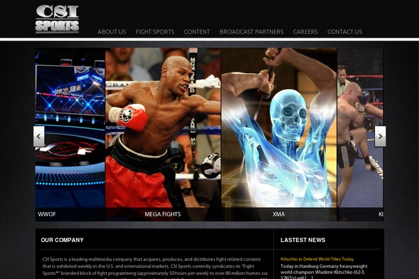 Csi theme site design template sample
