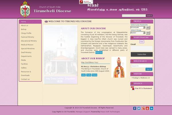 Site using Bible Verse of the Day plugin