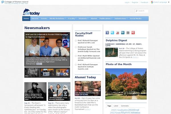 Site using Ditty News Ticker plugin
