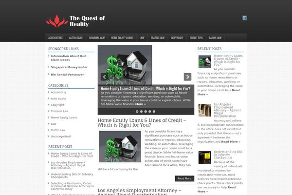 NewsPro theme site design template sample