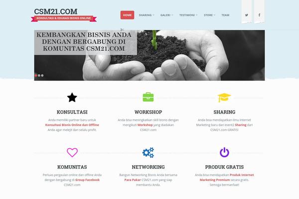 School theme site design template sample