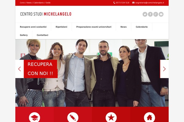 ParkCollege theme site design template sample