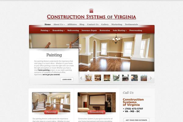 ElegantEstate theme site design template sample
