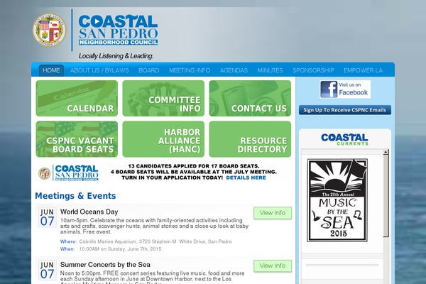 cspnc.org site used Cspnc-wordpress-theme