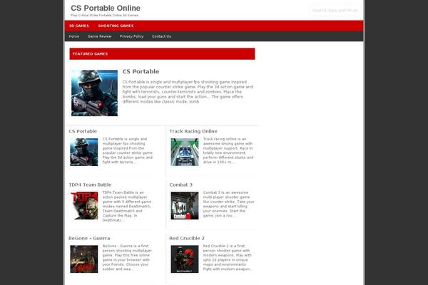 Gemer theme site design template sample