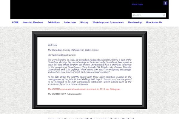 Parabola theme site design template sample