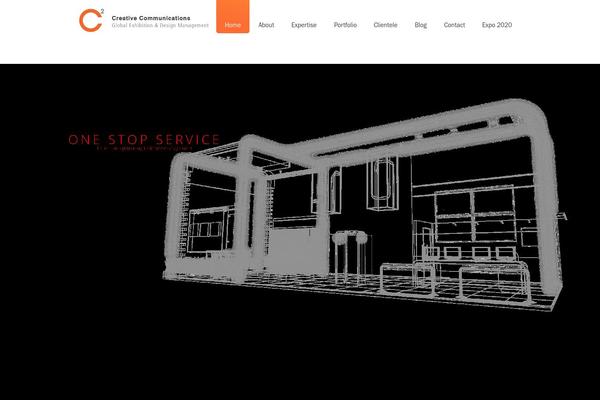 Visia theme site design template sample