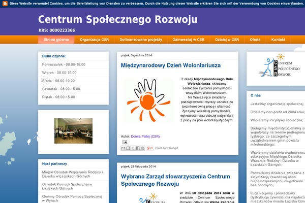 Csr theme site design template sample