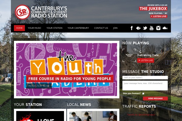 csrfm.com site used Soundwave