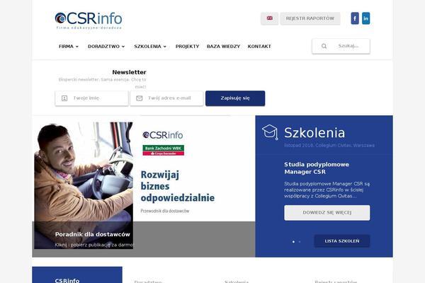 Csr theme site design template sample