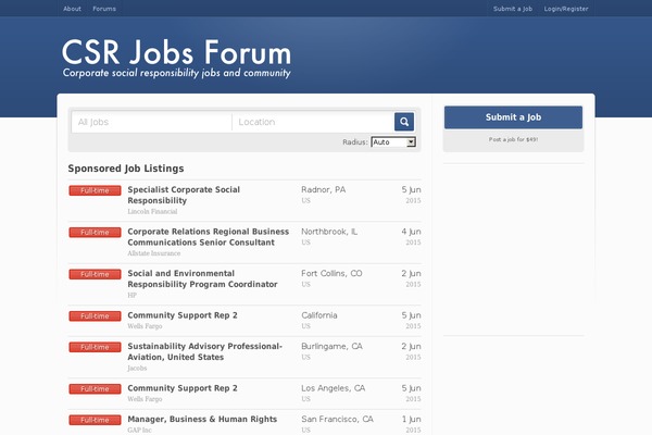 Jobroller theme site design template sample