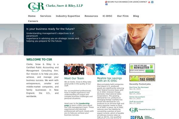 Csr theme site design template sample