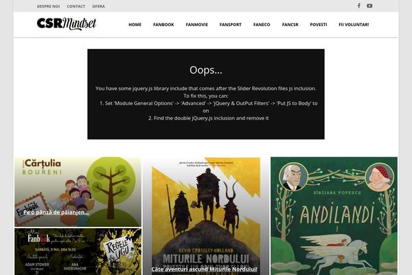 Zephyr-child theme site design template sample