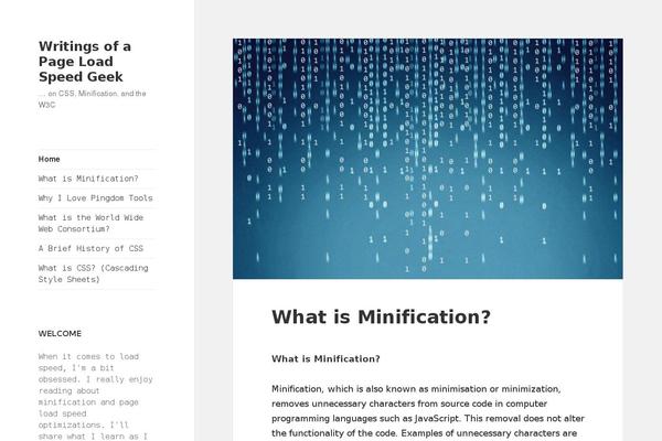 Twenty Fifteen theme site design template sample
