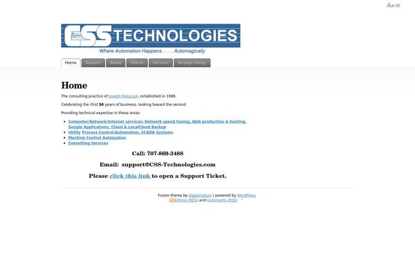 css-technologies.com site used Fusion