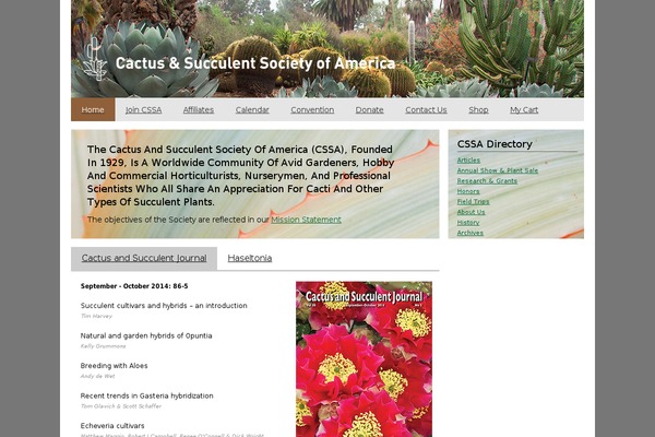 CSSA theme websites examples