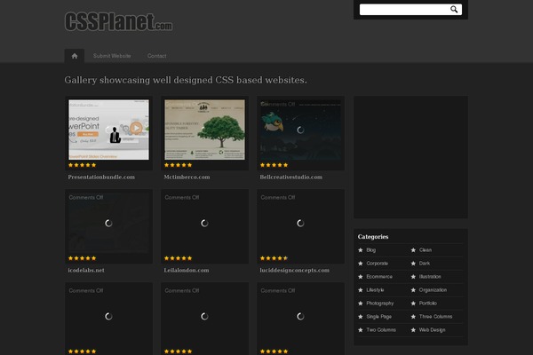 EXPOSE theme site design template sample