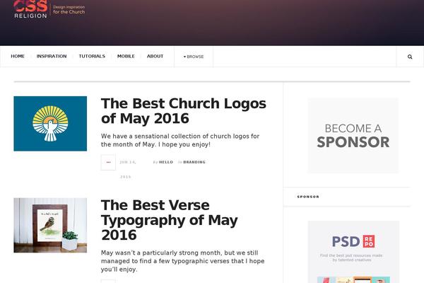 JustWrite theme site design template sample