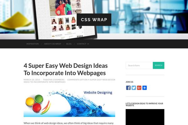 Hemingway theme site design template sample