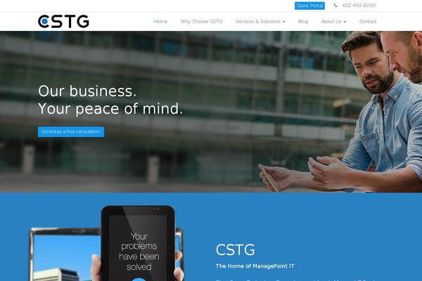 Site using Strong Testimonials plugin