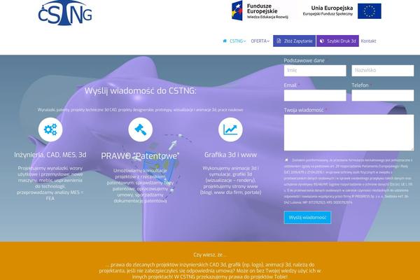 KLEO theme site design template sample