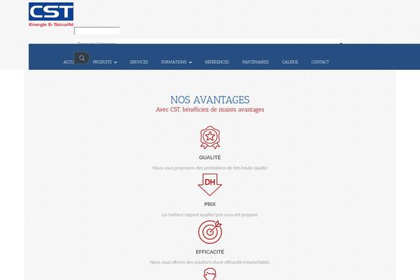 Electro theme site design template sample