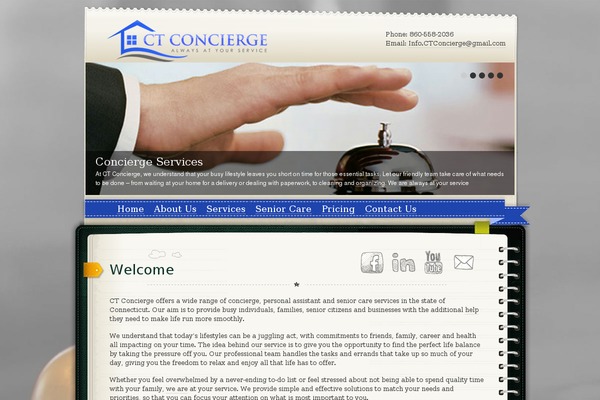 Diary theme site design template sample