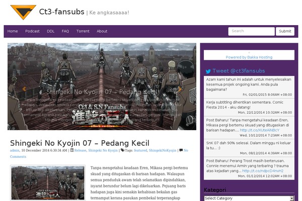 ct3-fansubs.net site used Ct2014
