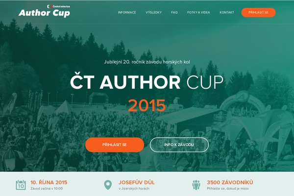 ctauthorcup.cz site used Ctauthorcup-2022