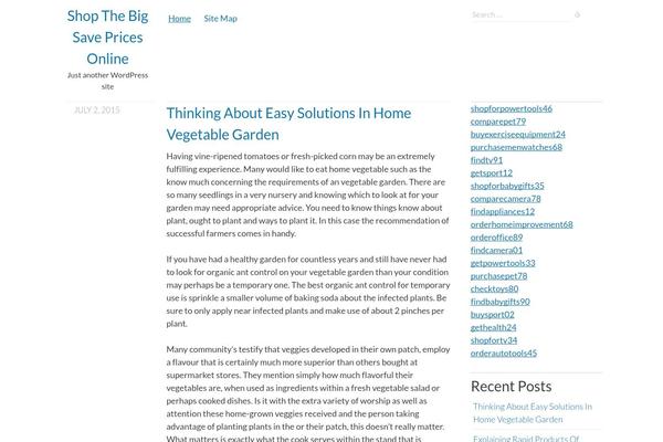 Clear Content theme site design template sample