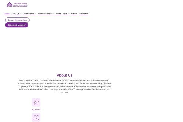 Site using Template-events-calendar plugin
