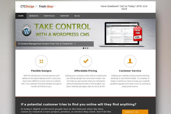 Megalithe theme site design template sample