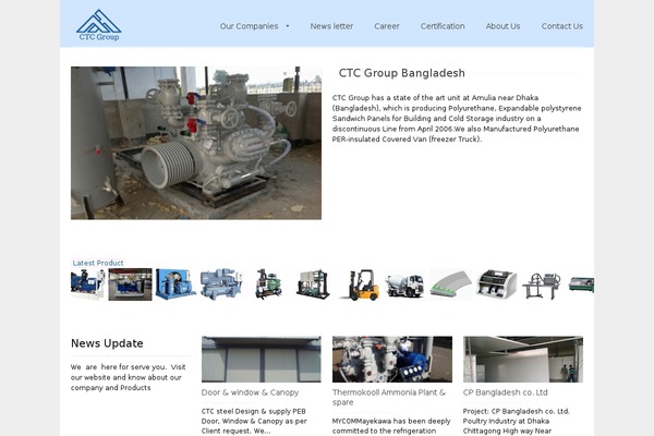 ctcgroupbd.com site used Silicon-wordpress-responsive-theme