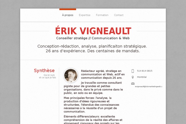 Perfectcv theme site design template sample