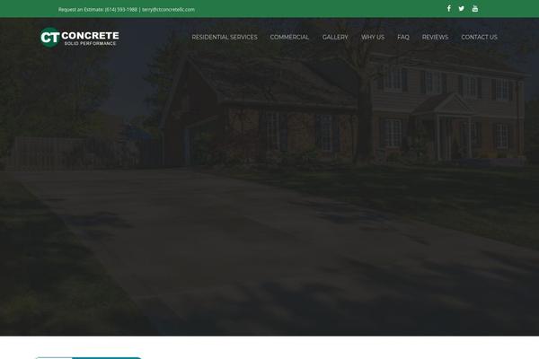 Tower theme site design template sample
